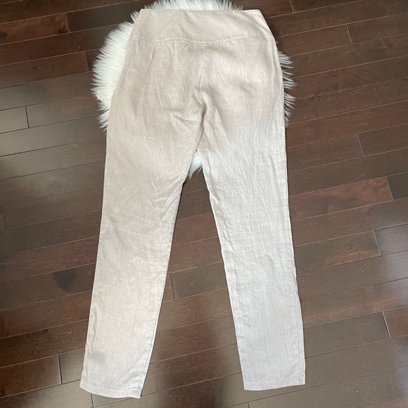 Sarah Pacini Linen Pants Sz 0 - Picture 3 of 14